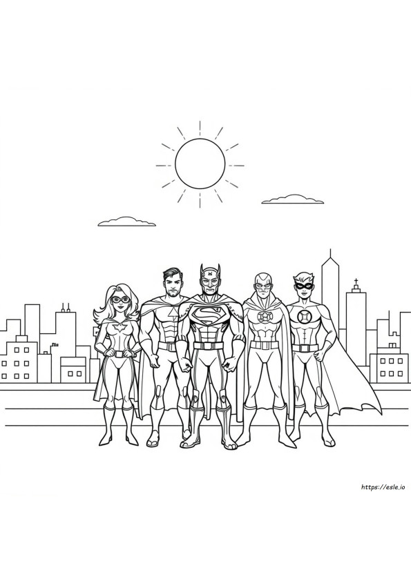 Desene De Colorat Super Hero Squad Show