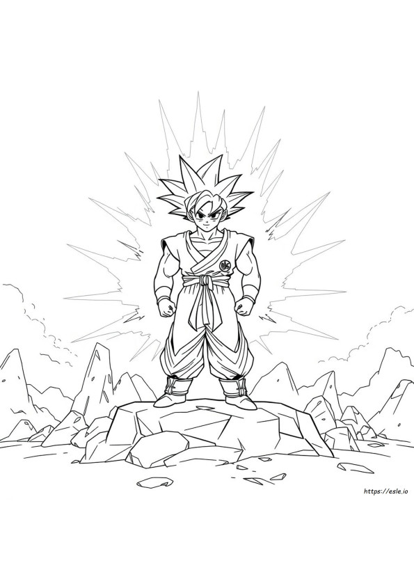 Desene De Colorat Cu Personaje Dragon Ball Z