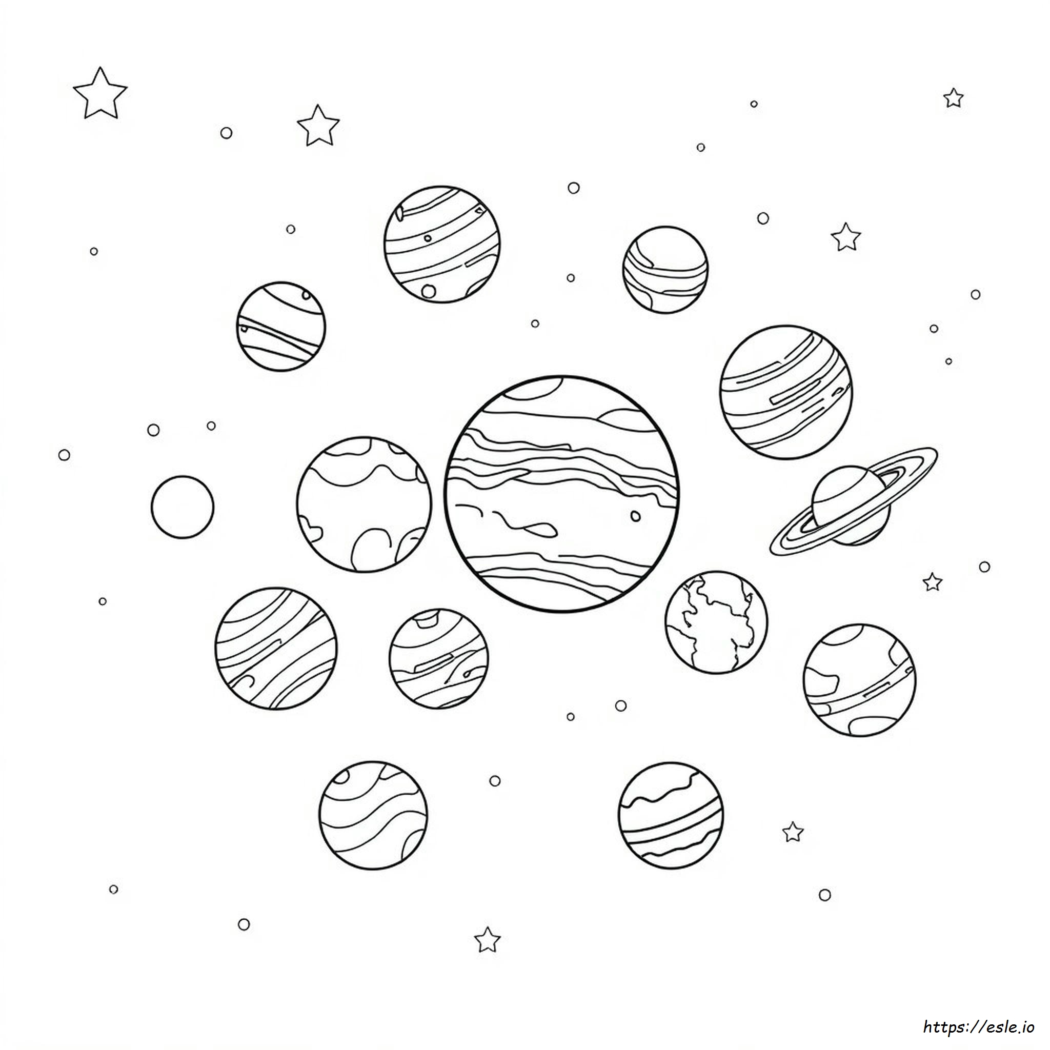 Coloriage Des 9 Planètes
