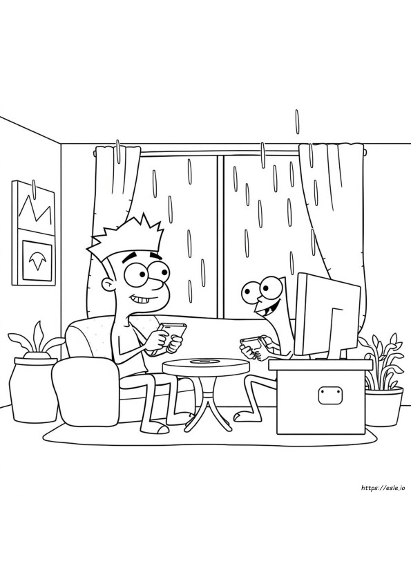 Ferb Coloring Pages