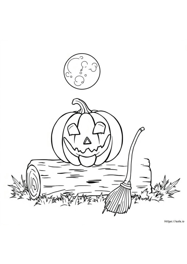 Halloweiner Kleurplaat