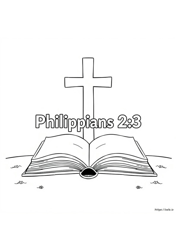 Philippians 2:3 Coloring Page