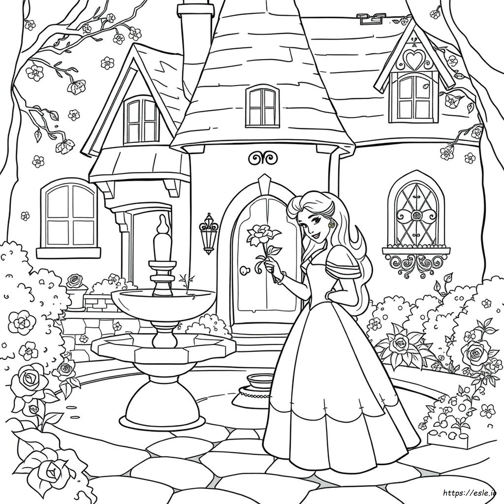 Coloring Pages Belle Beauty And The Beast