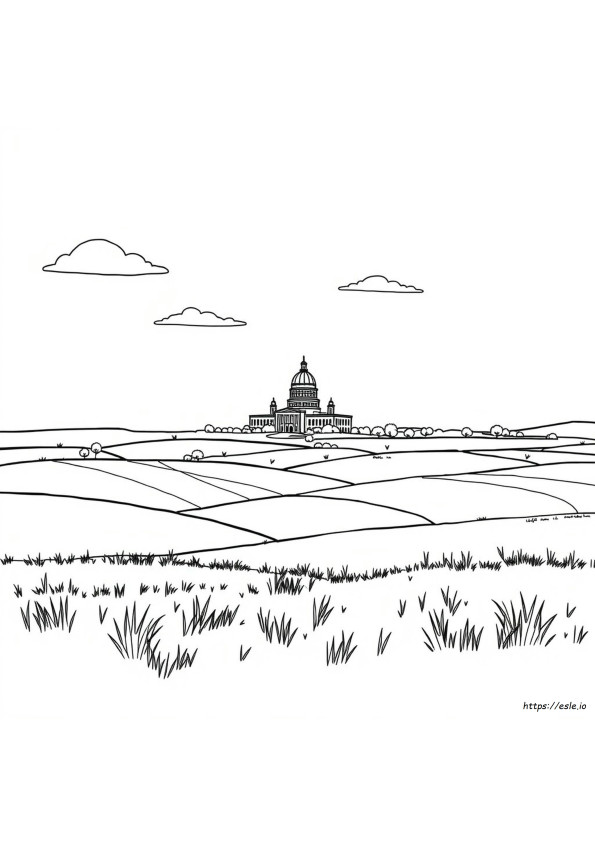 Nebraska Coloring Sheets