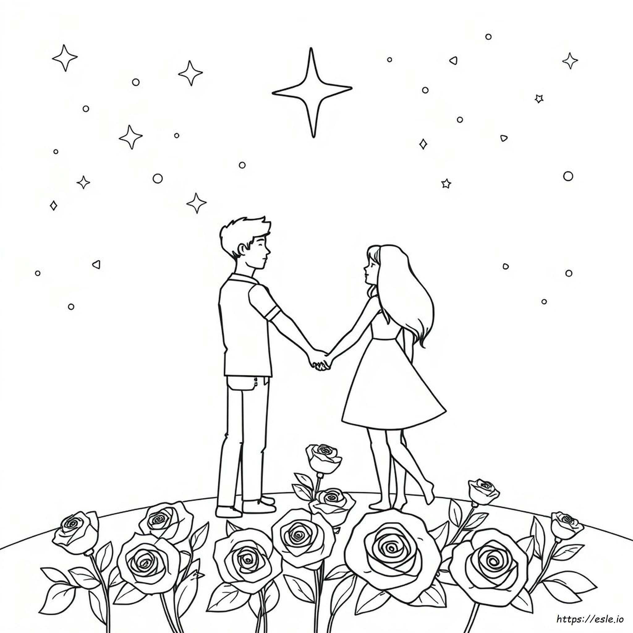 Liefdesrelatie Kleurplaten Voor Volwassenen kleurplaat
