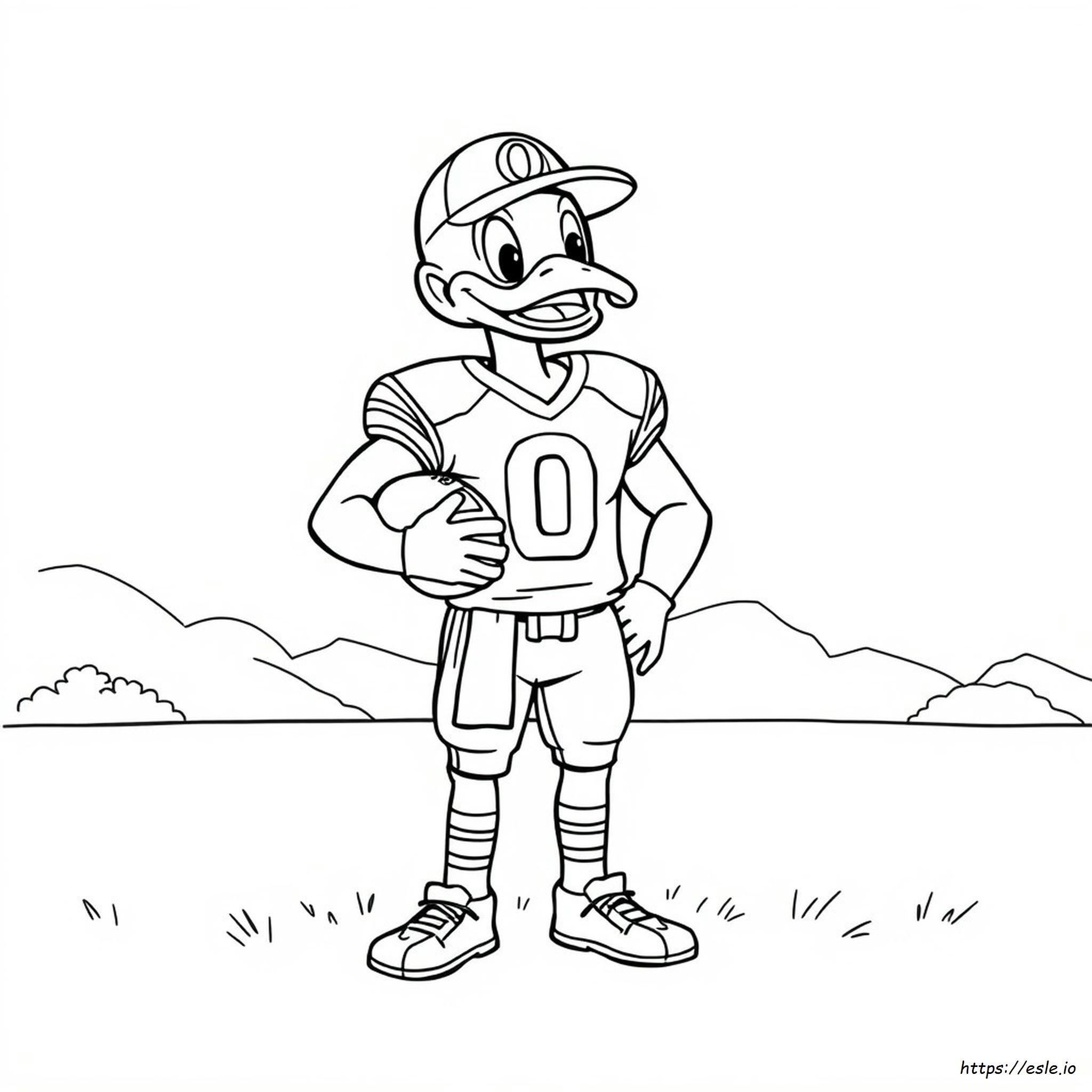 Logo Oregon Ducks Da Colorare