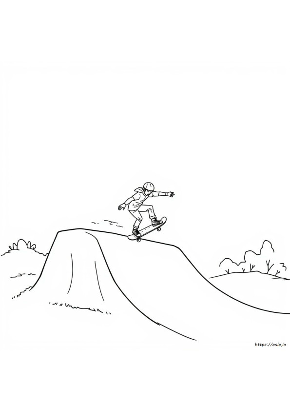 Skater Coloring Pages