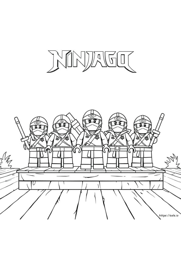 Kolorowanki Lego Ninjago