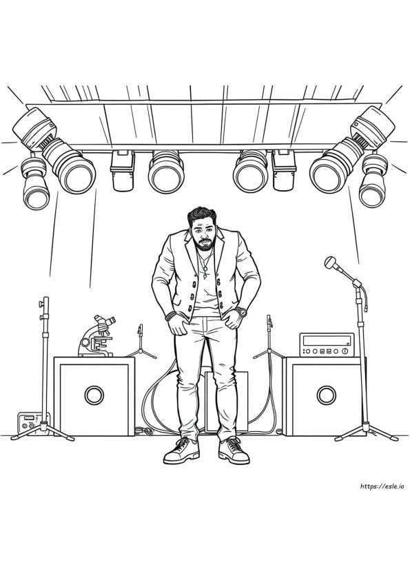 Jason Derulo Coloring Pages