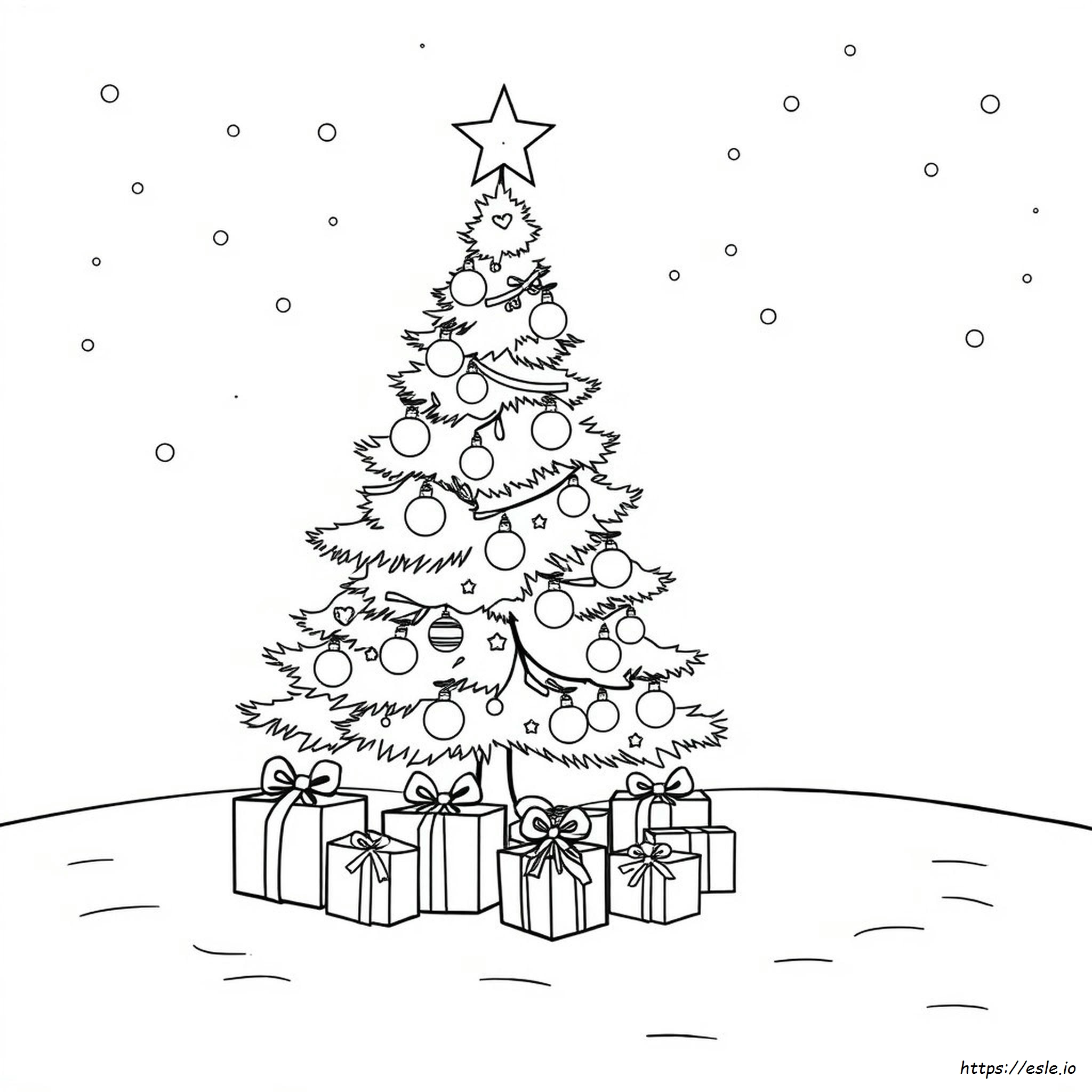Gambar Mewarnai Bertema Natal - Gratis Untuk Dicetak