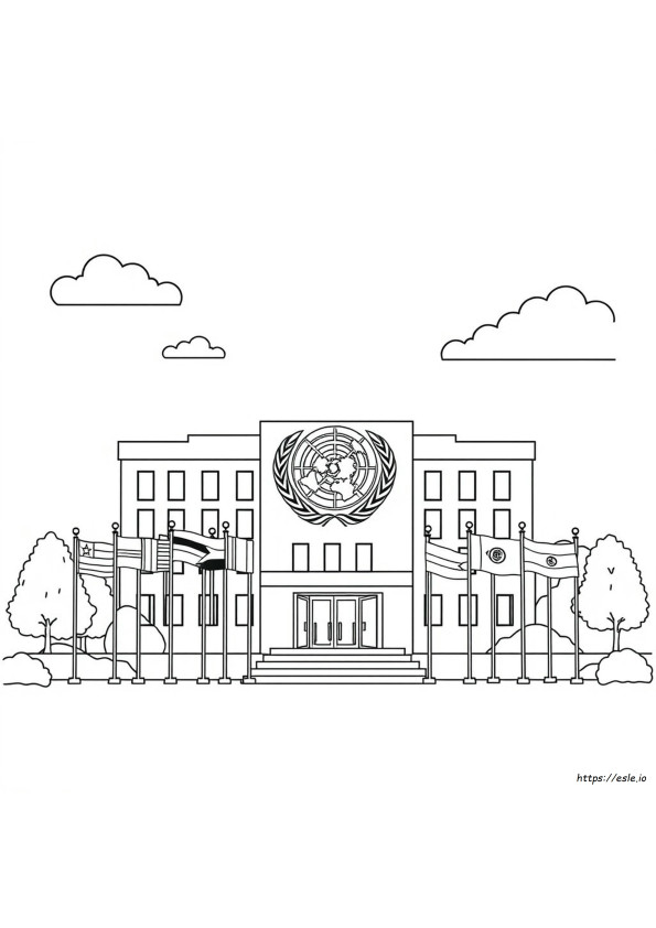 Vereinte Nationen Ausmalbilder