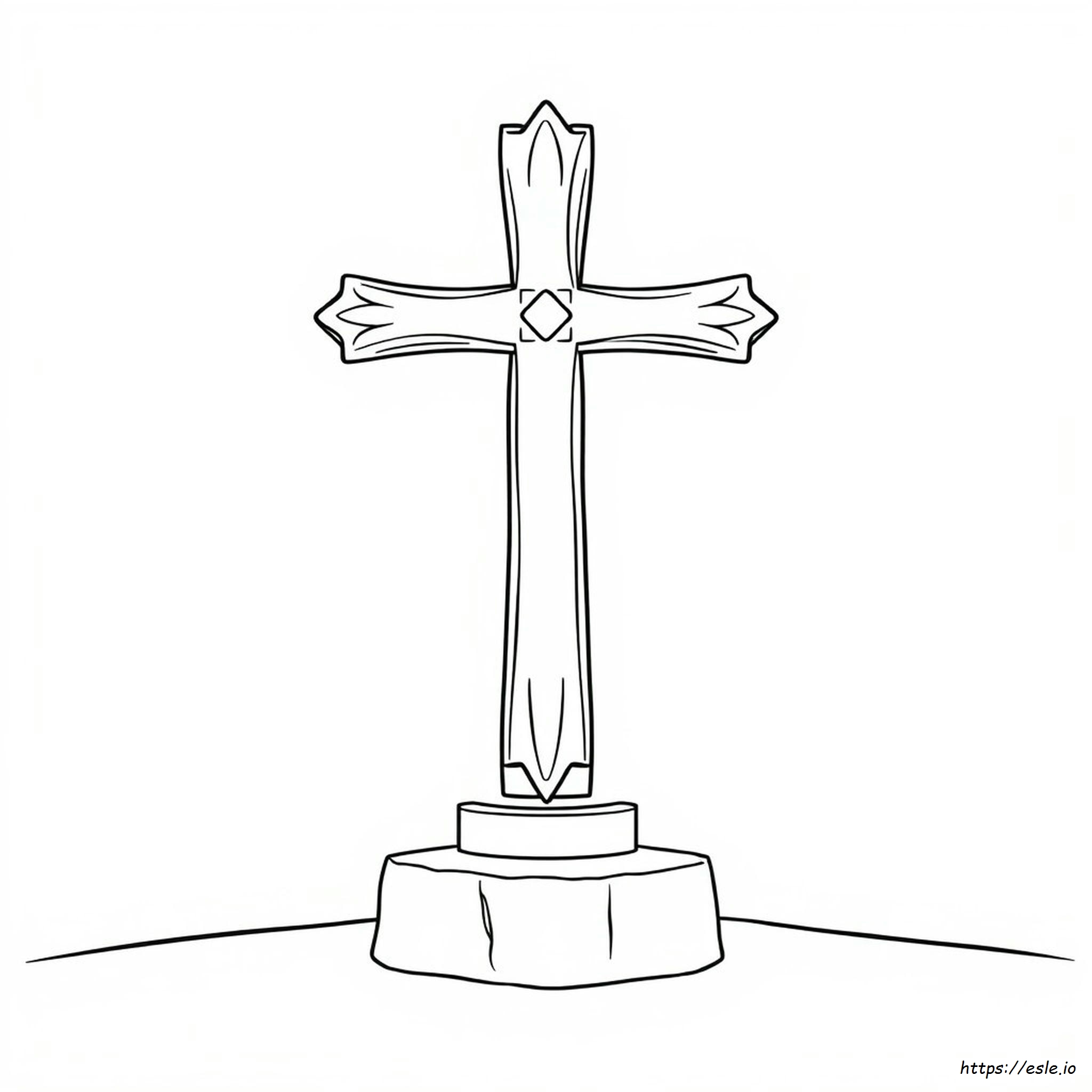 Holy Cross Coloring Pages