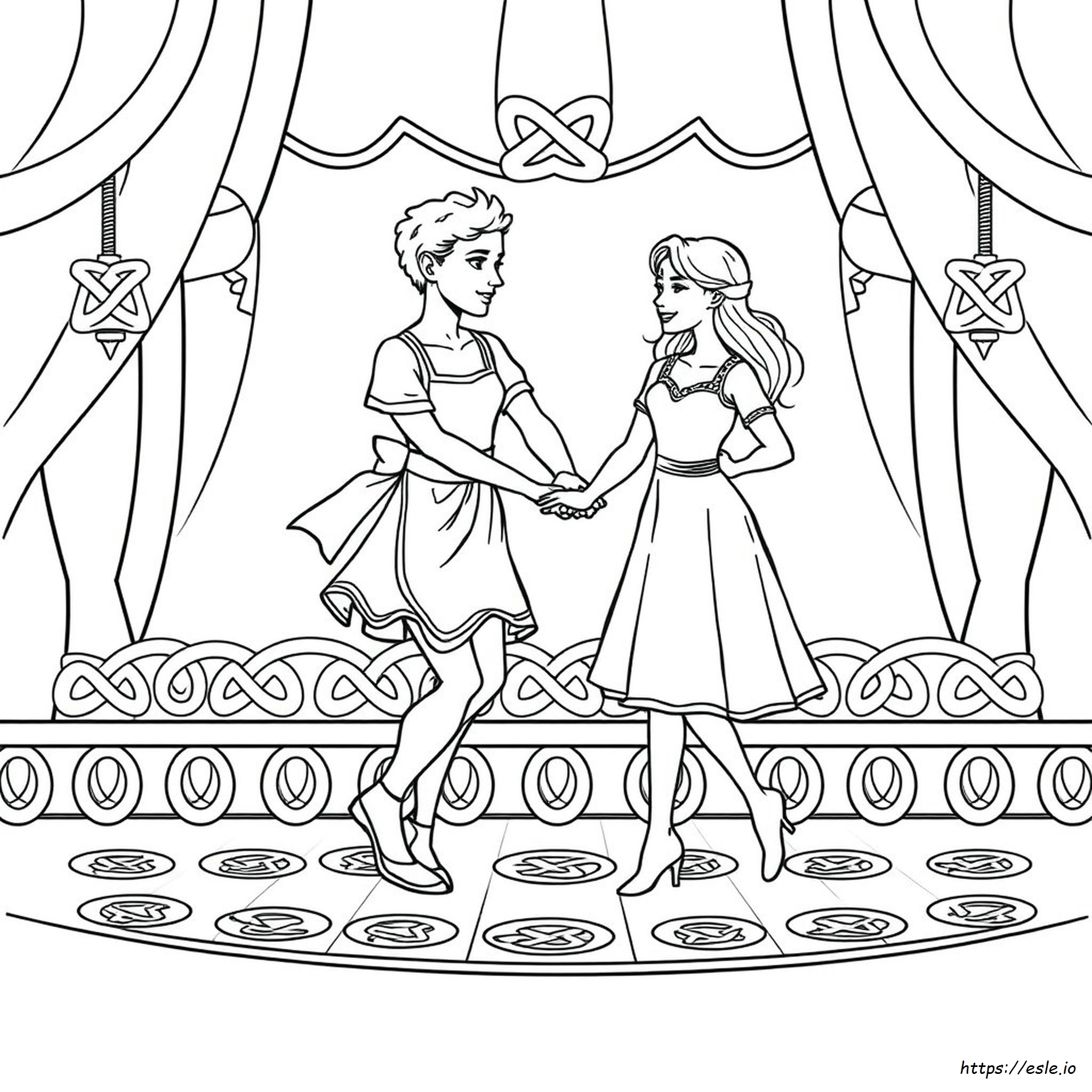 Irish Dance Coloring Pages Free