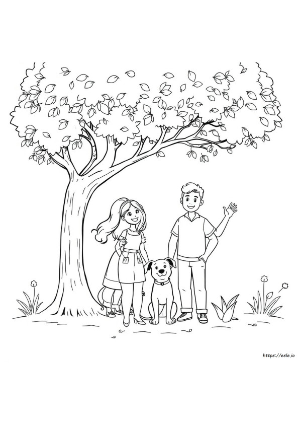 Family And Friends Coloring Pages