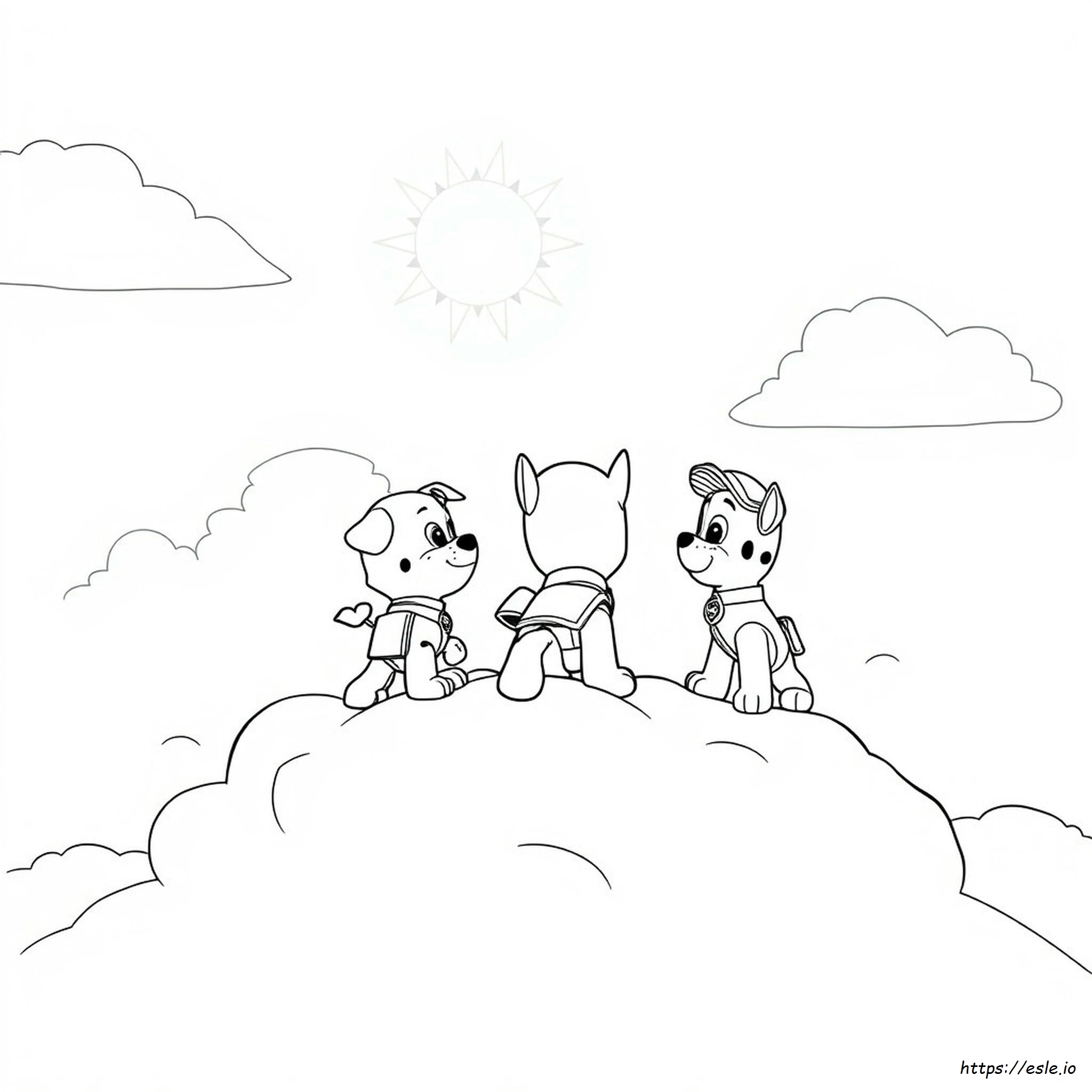 Paw Patrol Skye Mewarnai Gambar