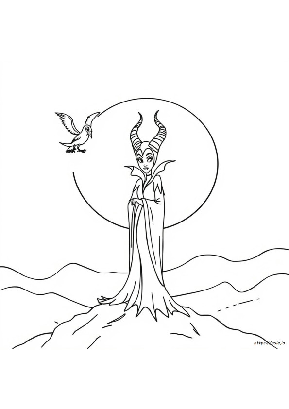 Coloring Pages Of Maleficent