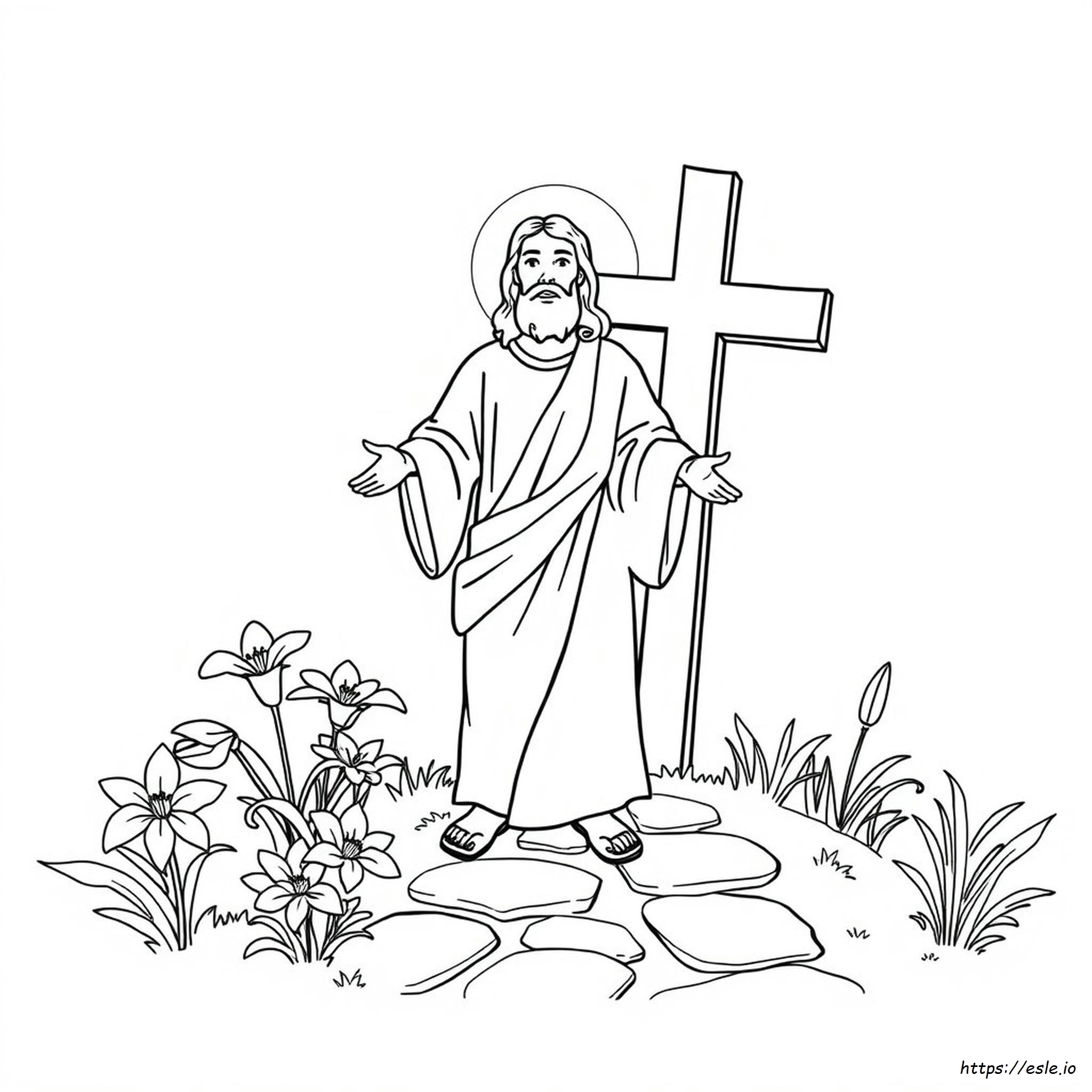 Printable Coloring Page Of Jesus