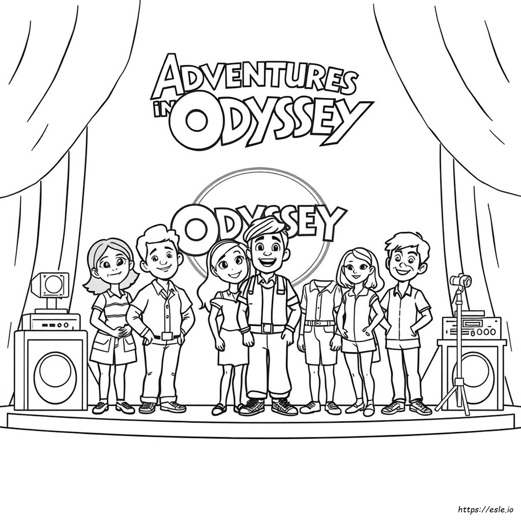 Coloriage Aventures À Odyssey