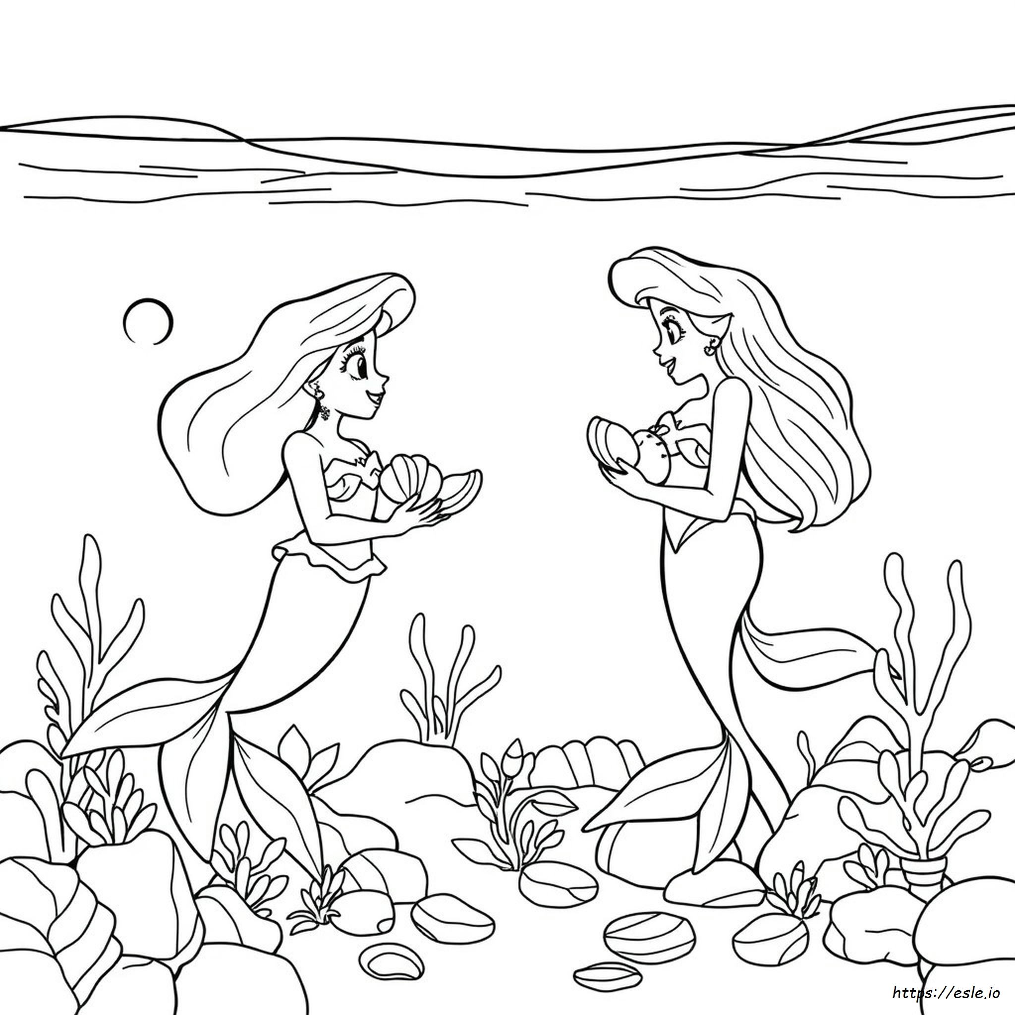 Little Mermaid Ursula Coloring Pages