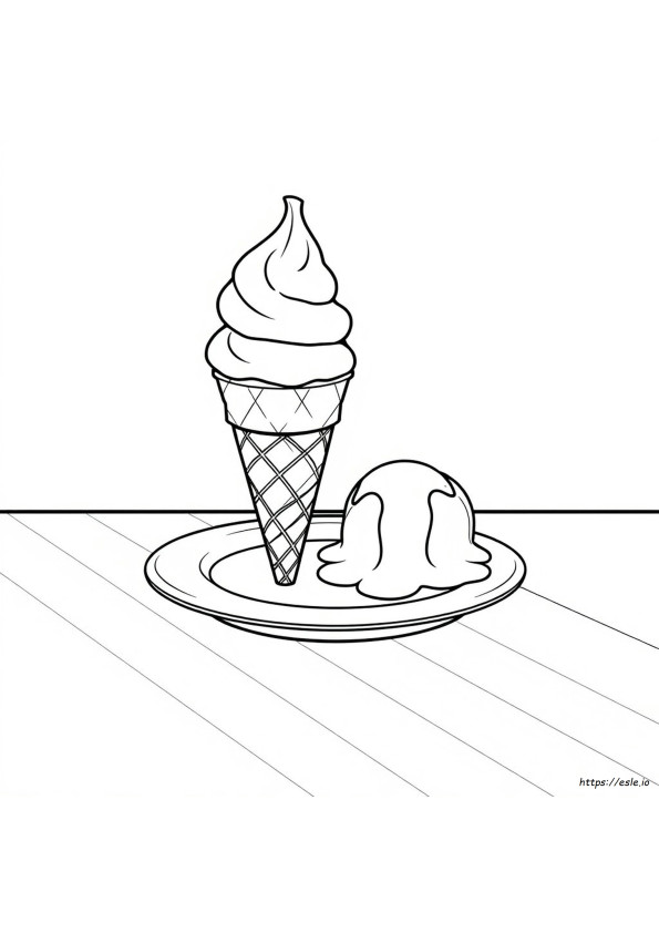 Print Ice Cream Coloring Pages
