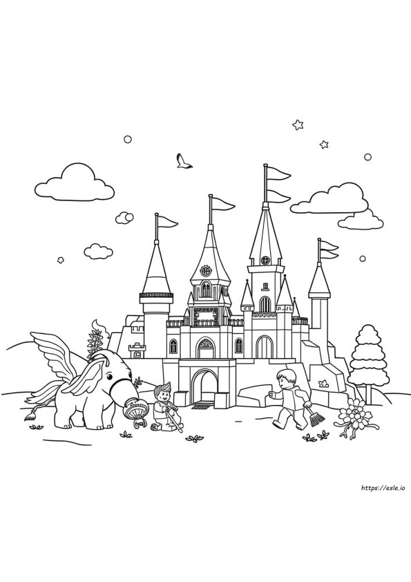 Lego Dreams Coloring Pages