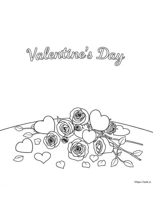 Free Coloring Pages Valentines Day Printable Pdf