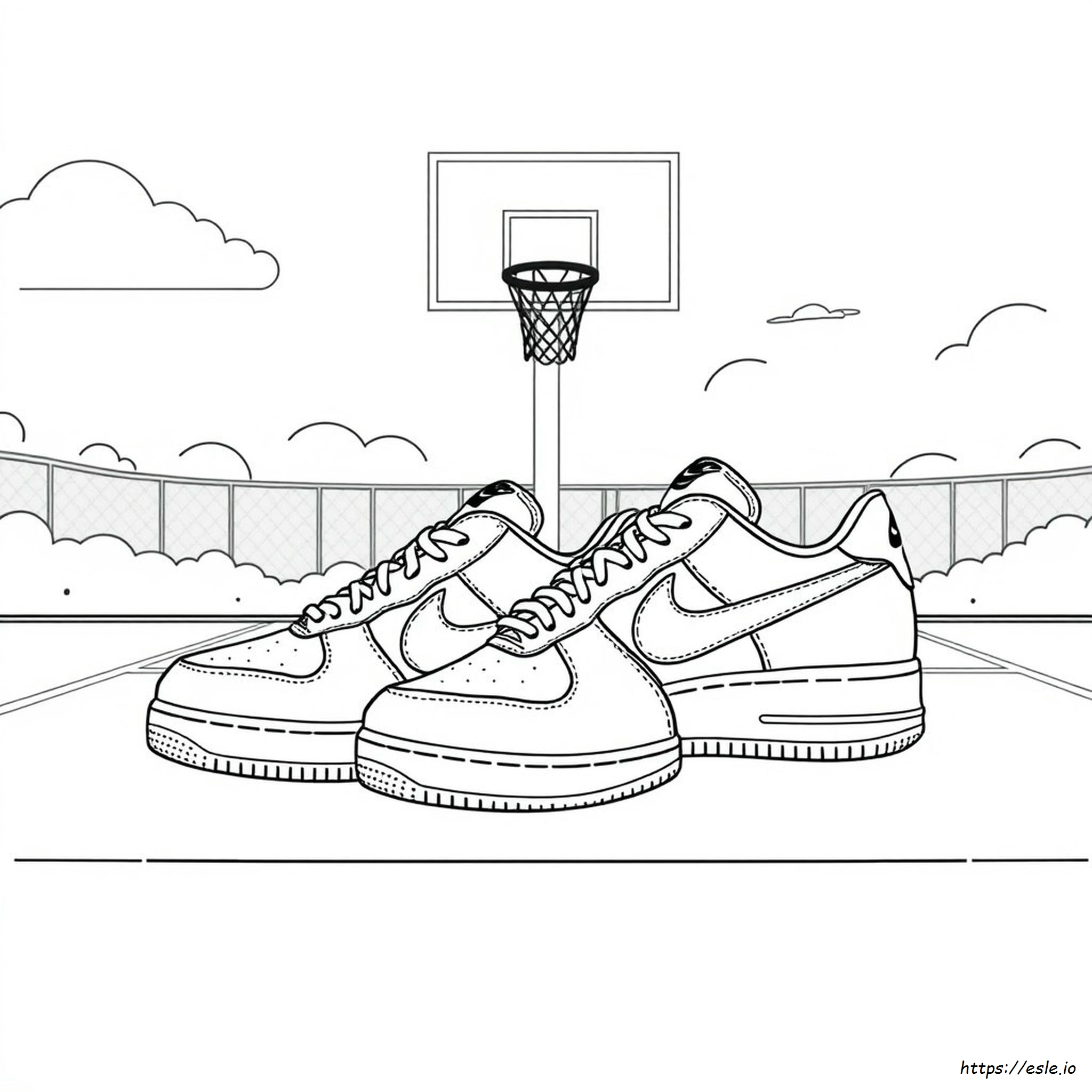 Nike Air Coloring Pages