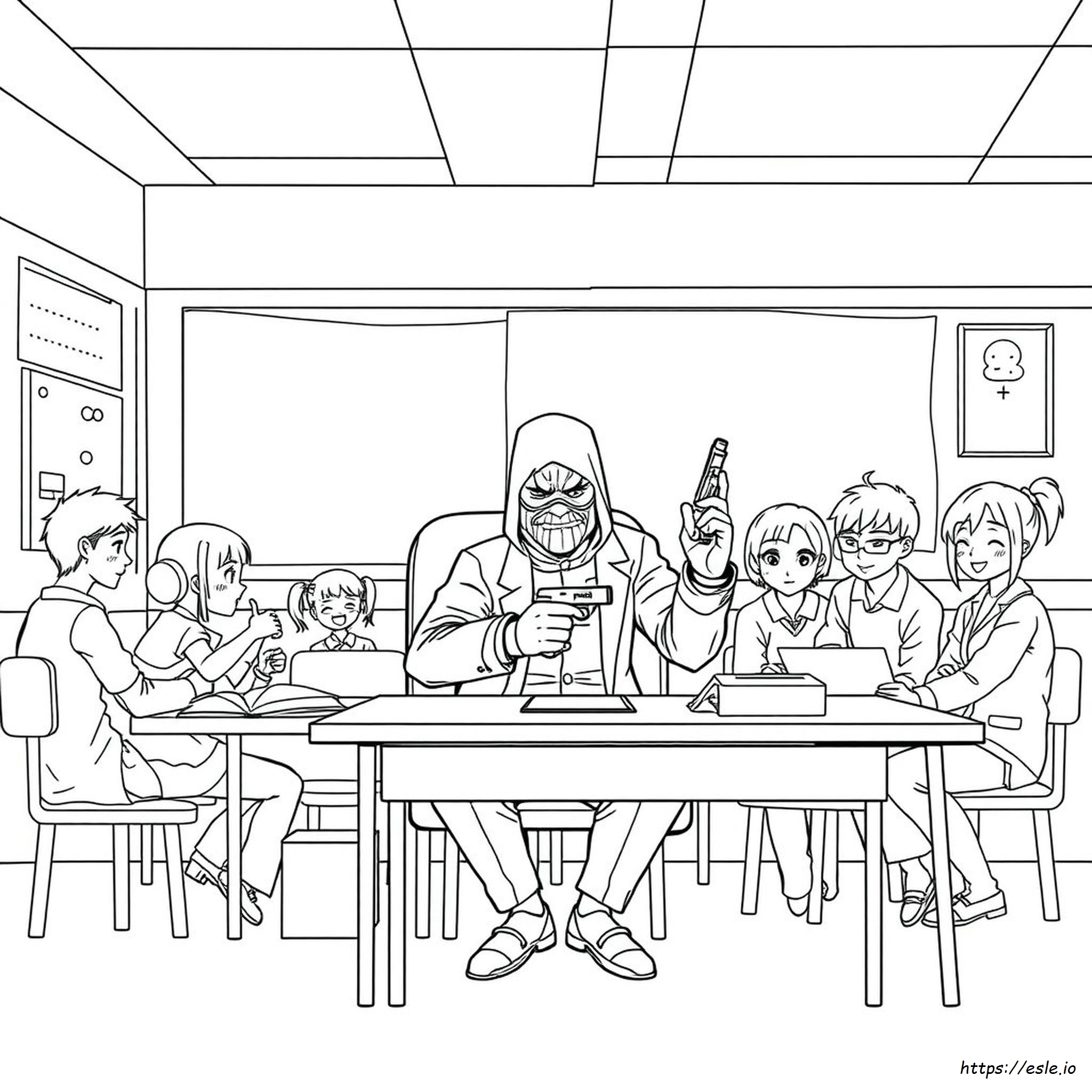 Assassination Classroom Coloring Pages