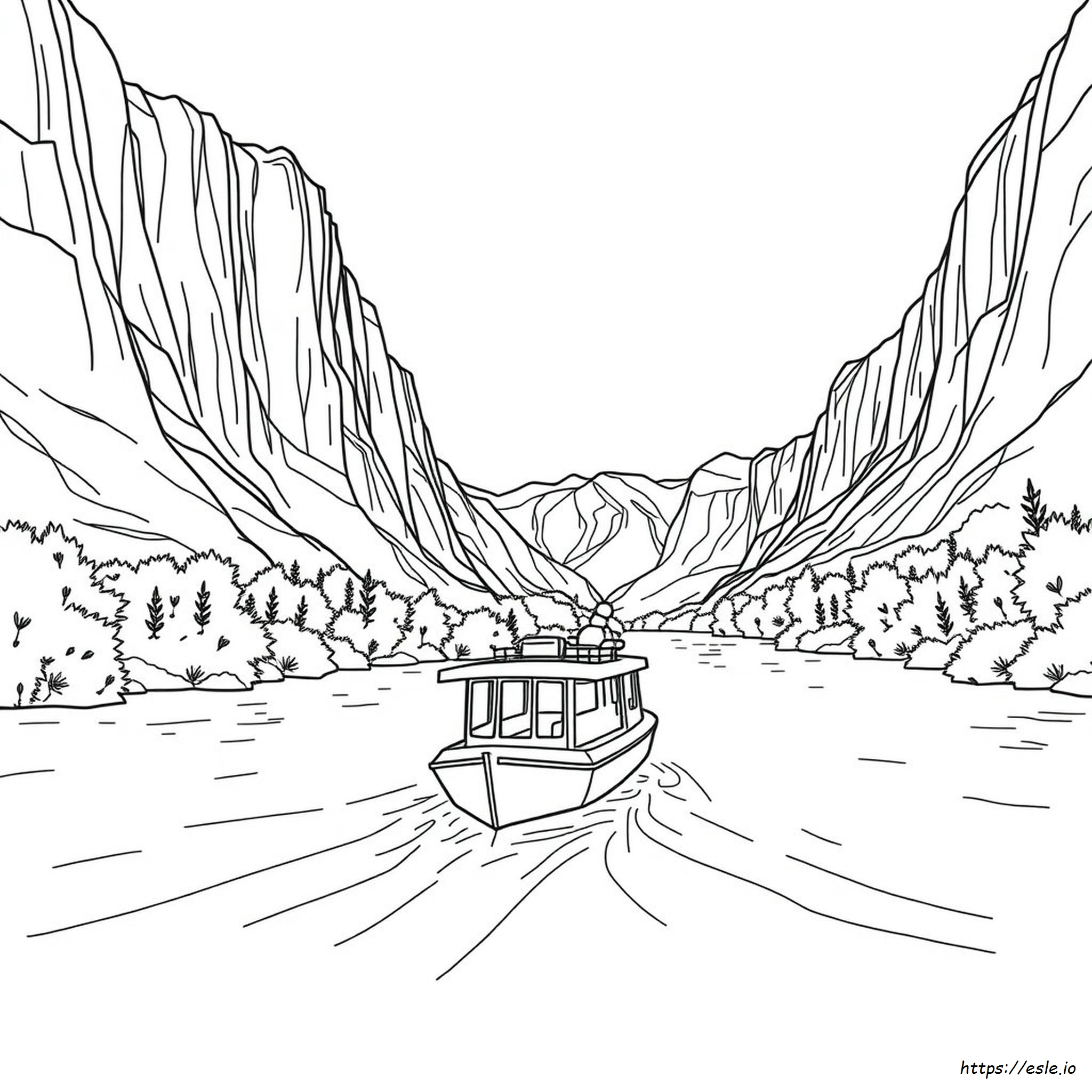 Colorado River Boat Tour Page Az Coloring Page