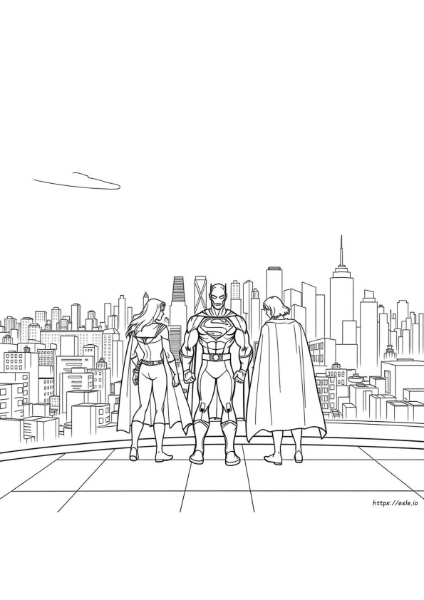 Comic Book Coloring Sheets
