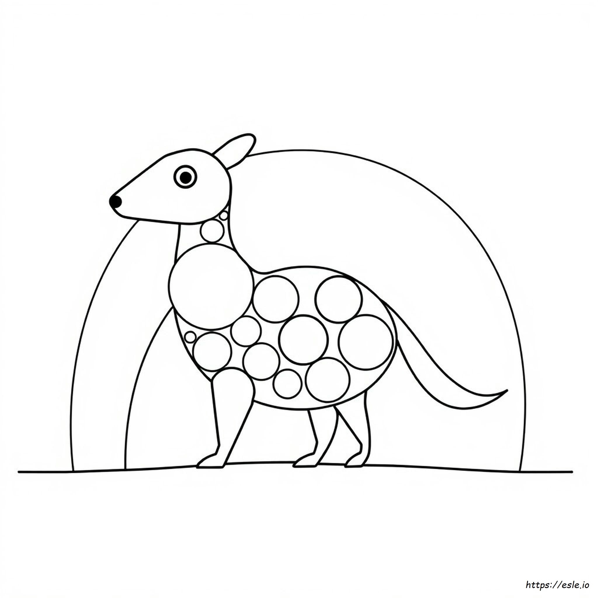 Abstract Animal Coloring Pages