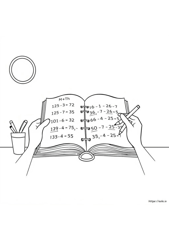 Coloring Pages With Multiplication Facts