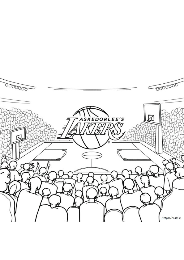 Free Printable Lakers Coloring Pages