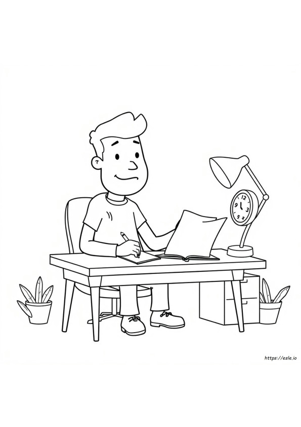 Mark 10:45 Coloring Page