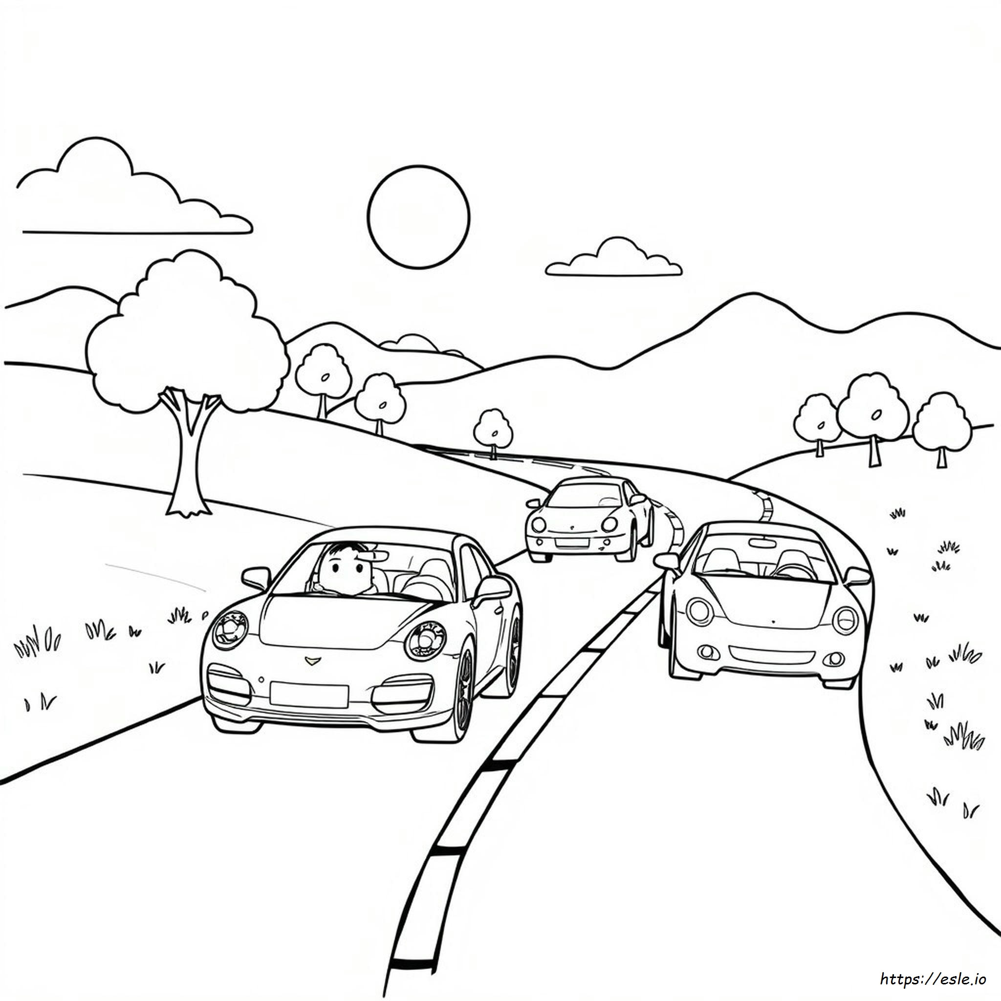 Carros 1 Para Colorir Grátis