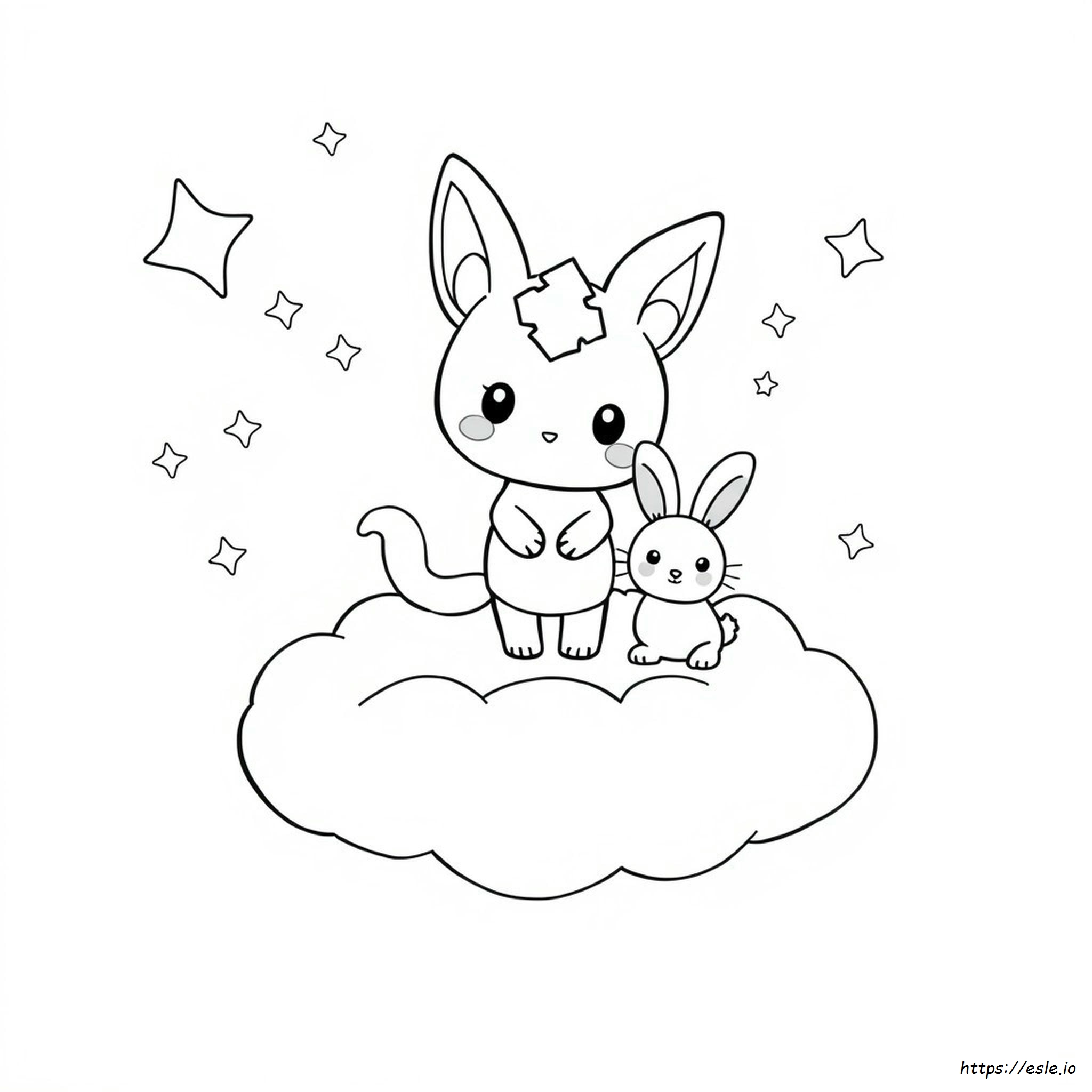 Gambar Mewarnai Kuromi Yang Dapat Dicetak