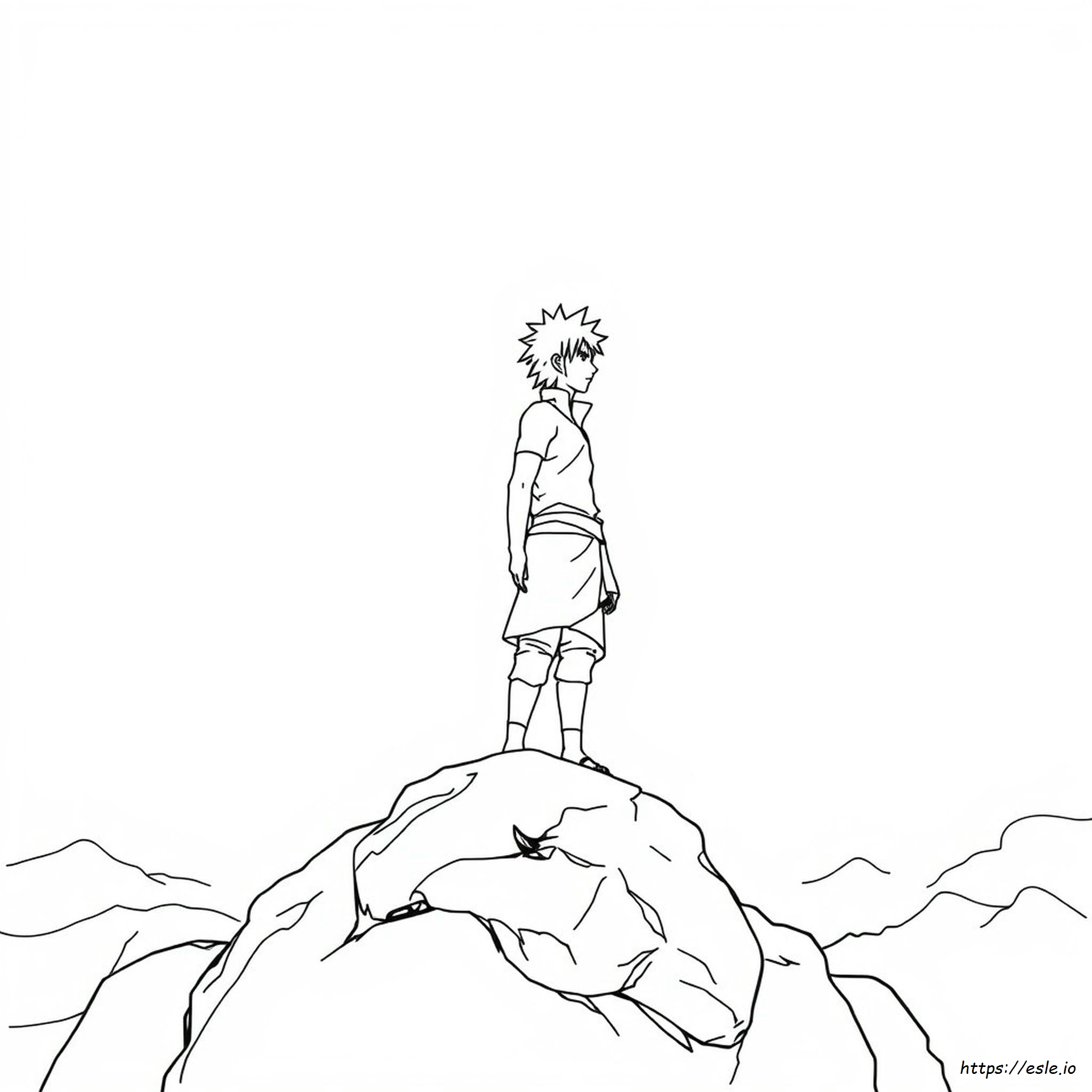 Coloring Pictures Of Sasuke