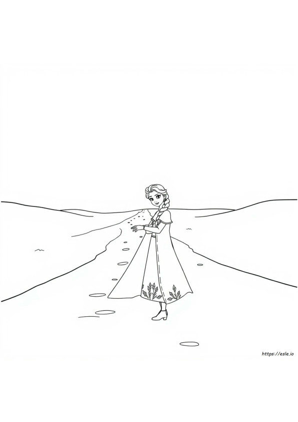 Coloring Elsa And Anna Drawing Frozen 2