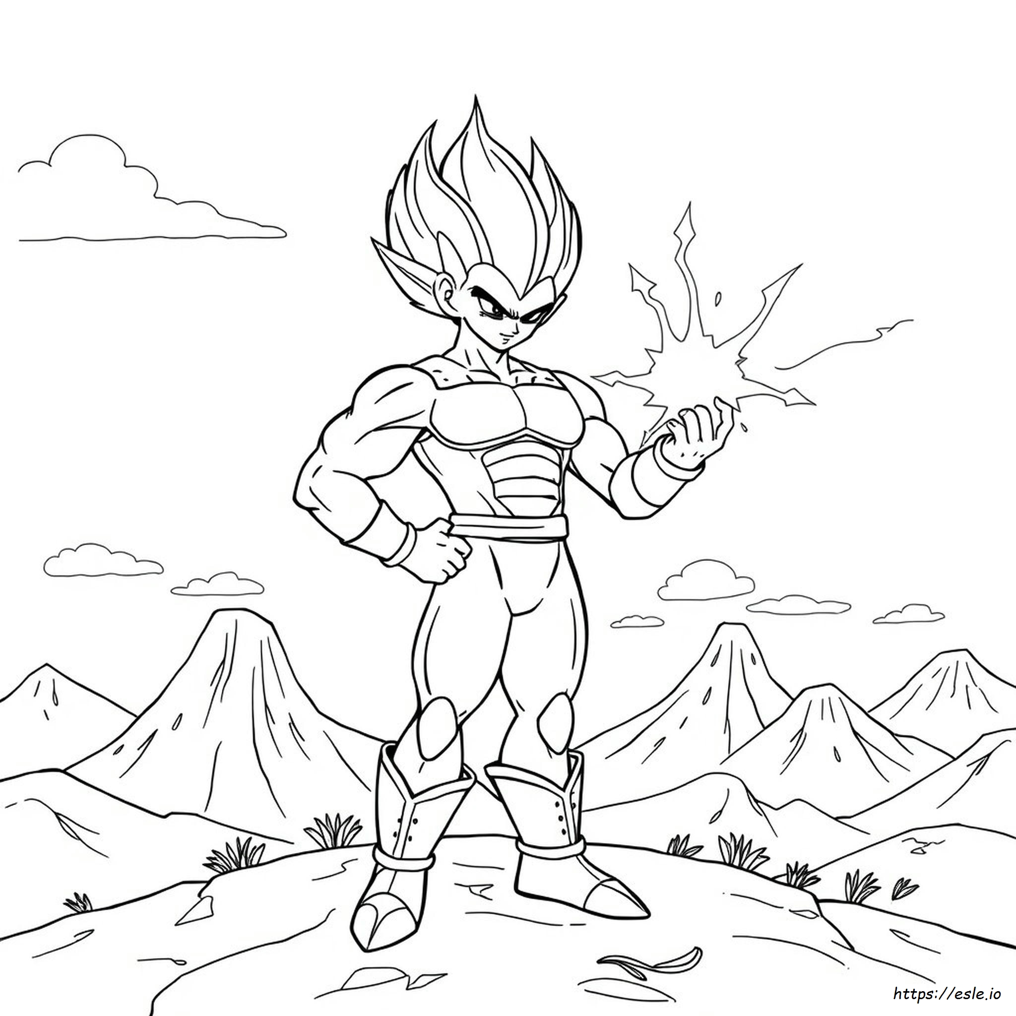 Vageta Coloring Pages