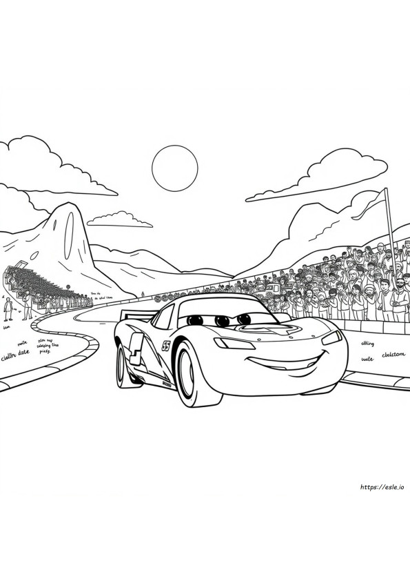 Lightning Mcqueen Colouring Book