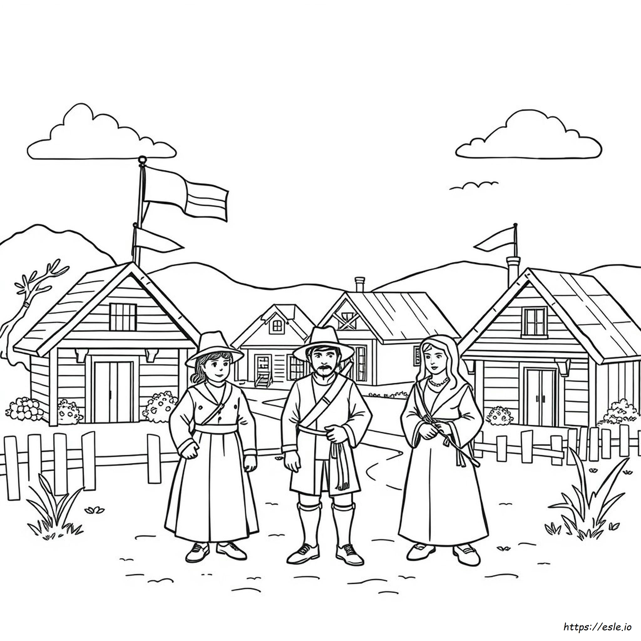 Disegni Da Colorare Di Storia Coloniale