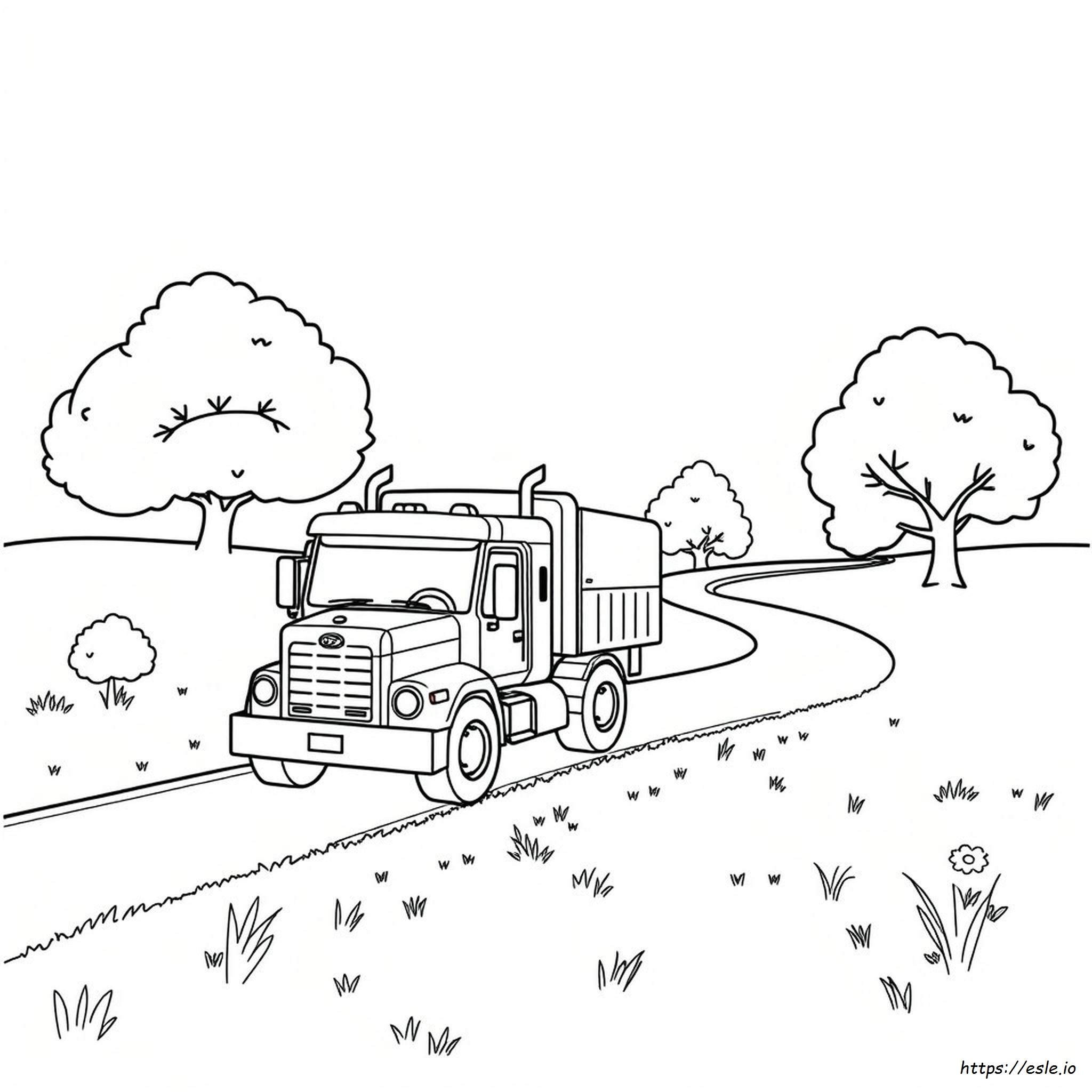 Leo The Truck Coloring Pages Leo El Camion Para Colorear