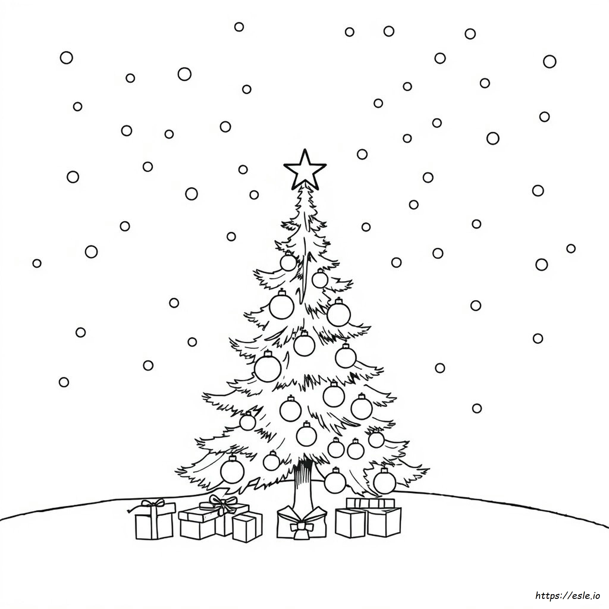 Gambar Mewarnai Bertema Natal - Gratis Untuk Dicetak