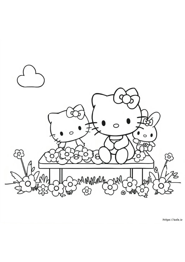 Sanrio Free Hello Kitty Coloring Pages