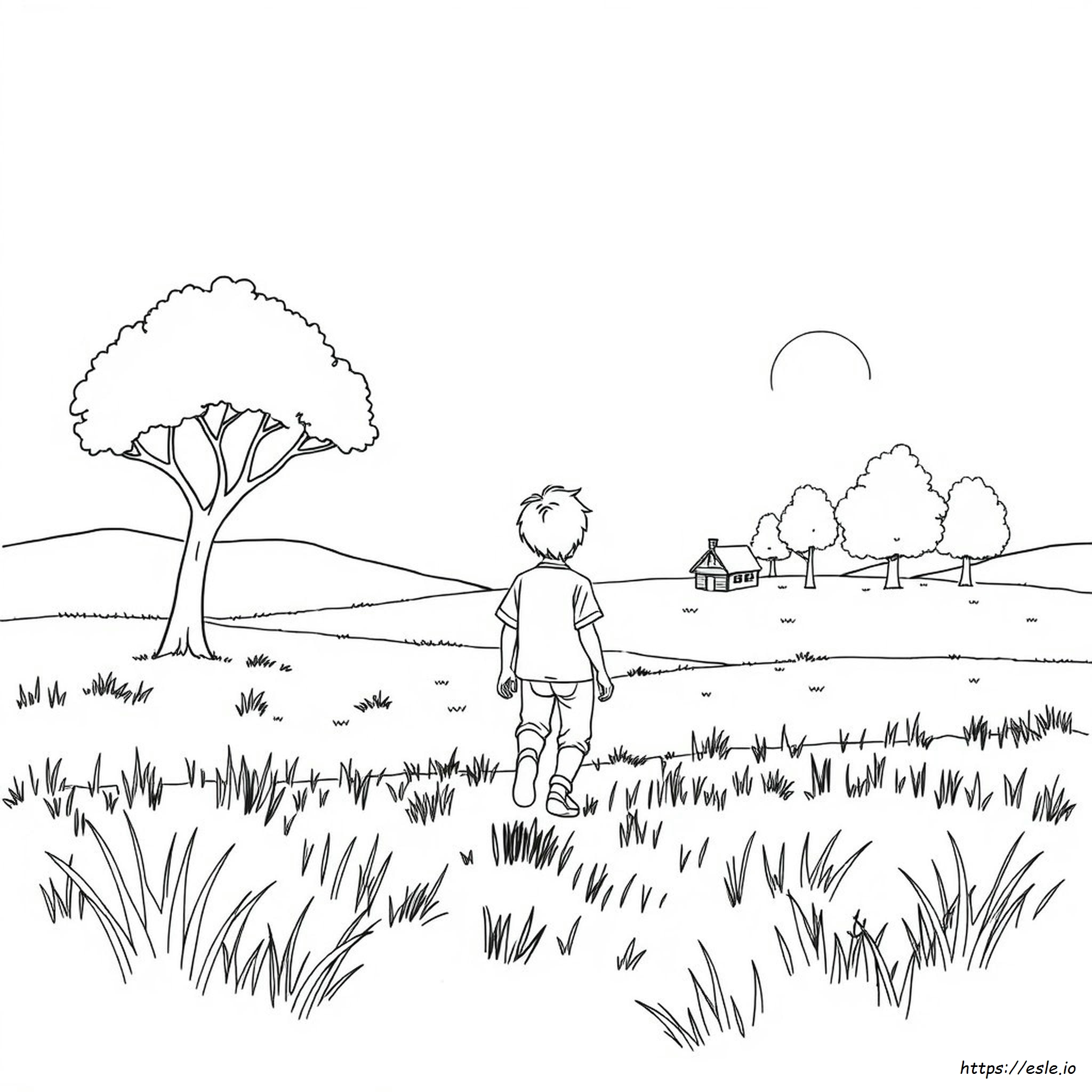 O Filho Perdido Para Colorir