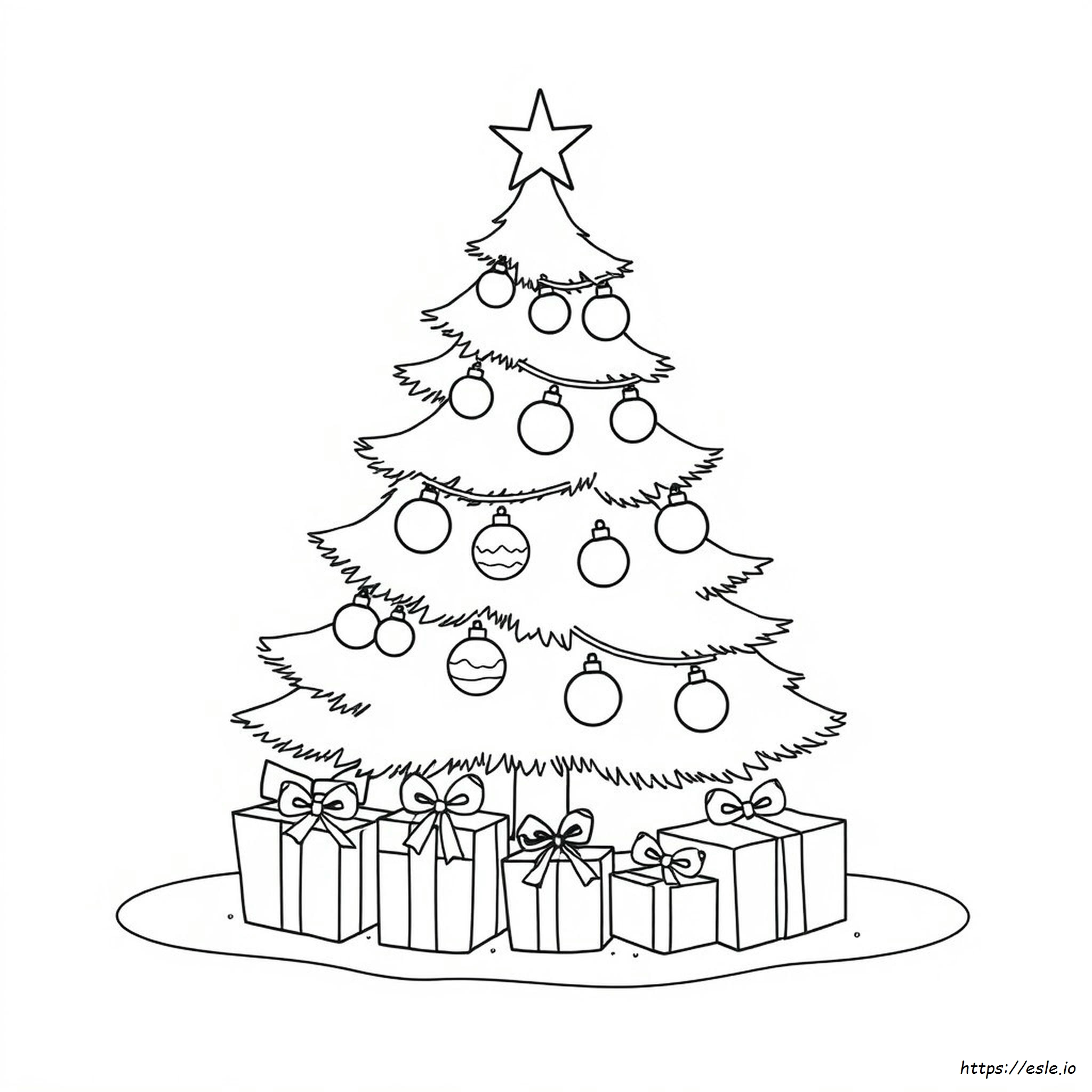 Clip Art Natal Gambar Mewarnai Gratis Untuk Dicetak