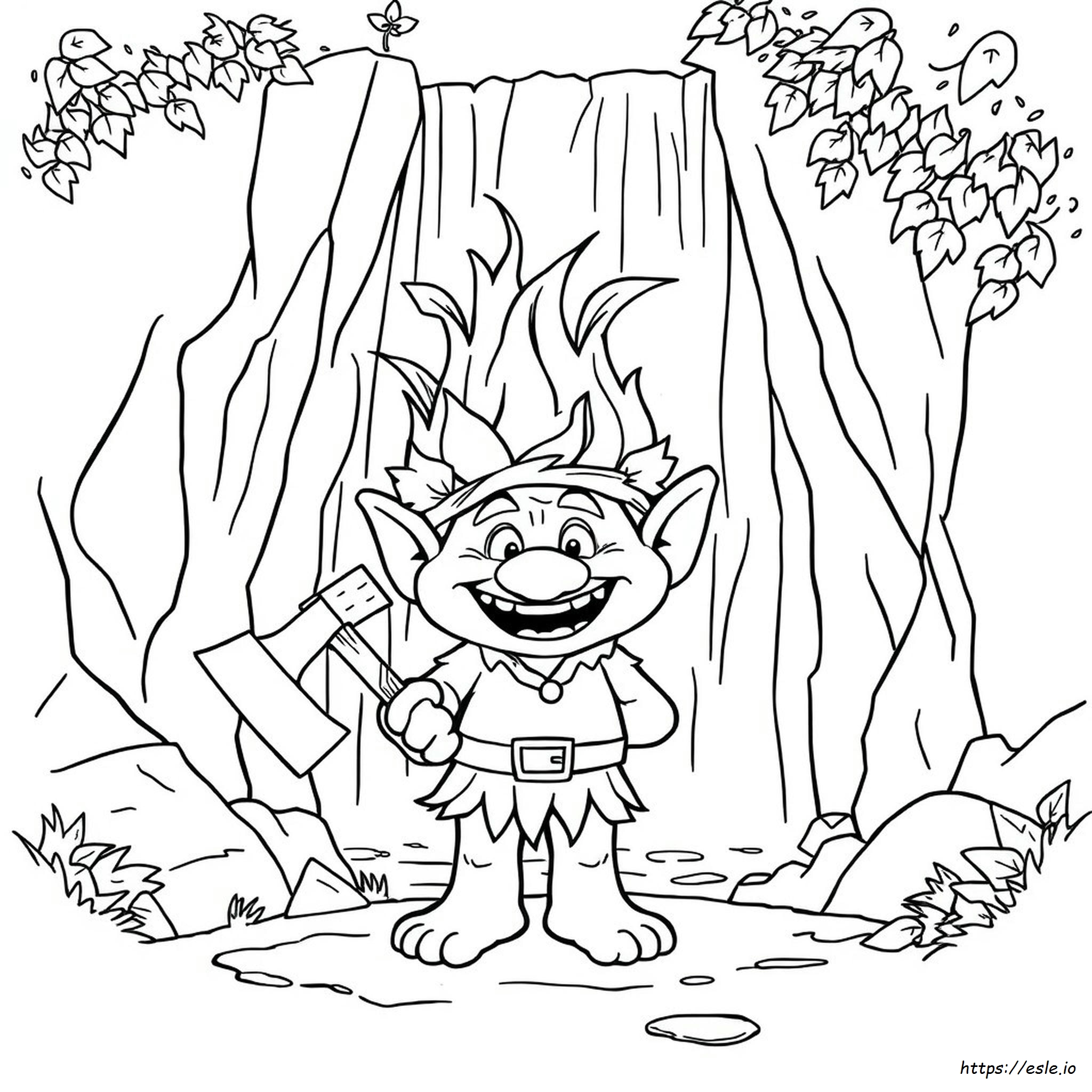 Trollex Coloring Pages