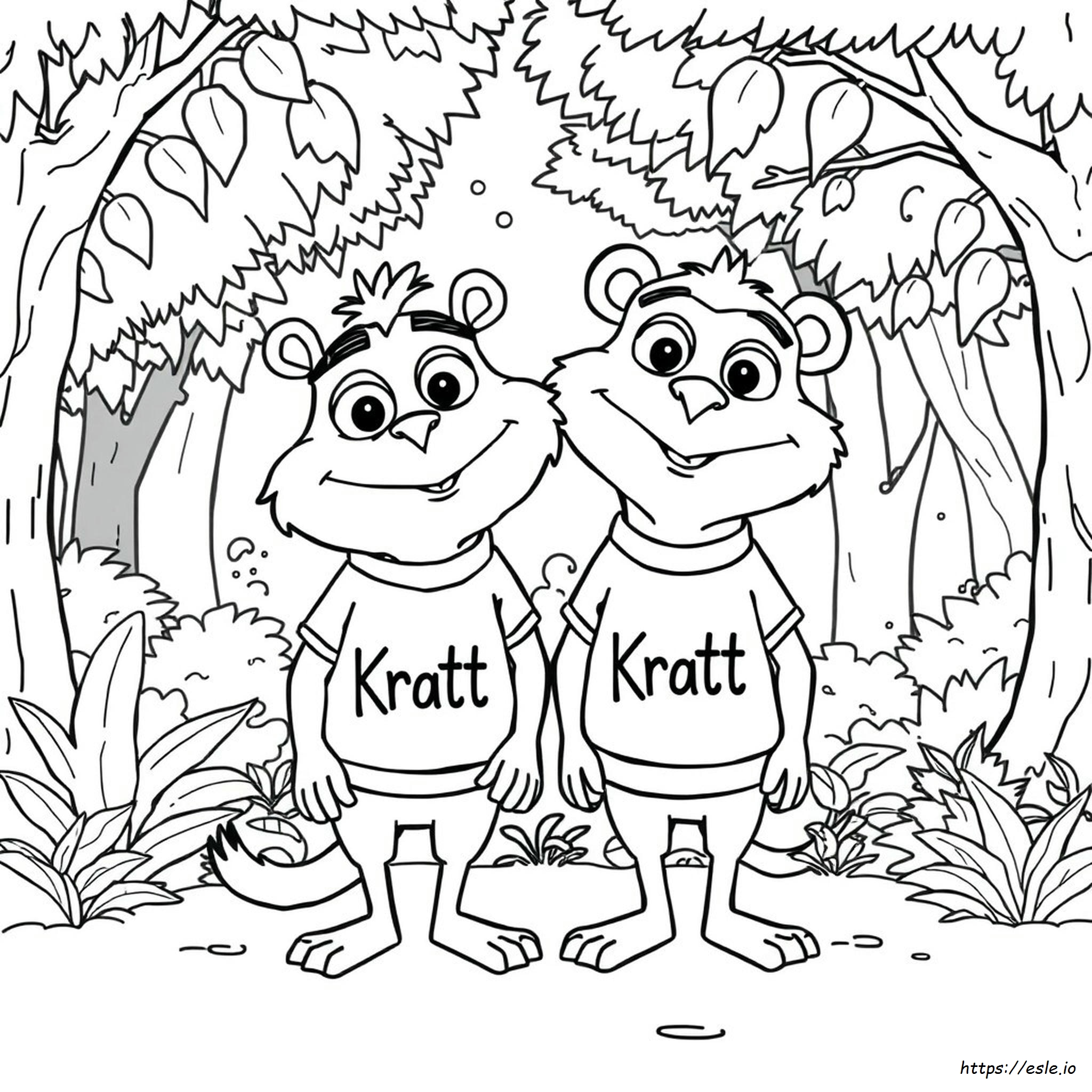 Wild Kratts Coloring Book