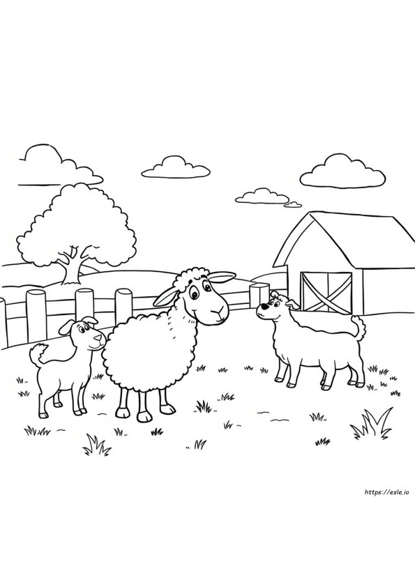 Shaun The Sheep Colouring Pages