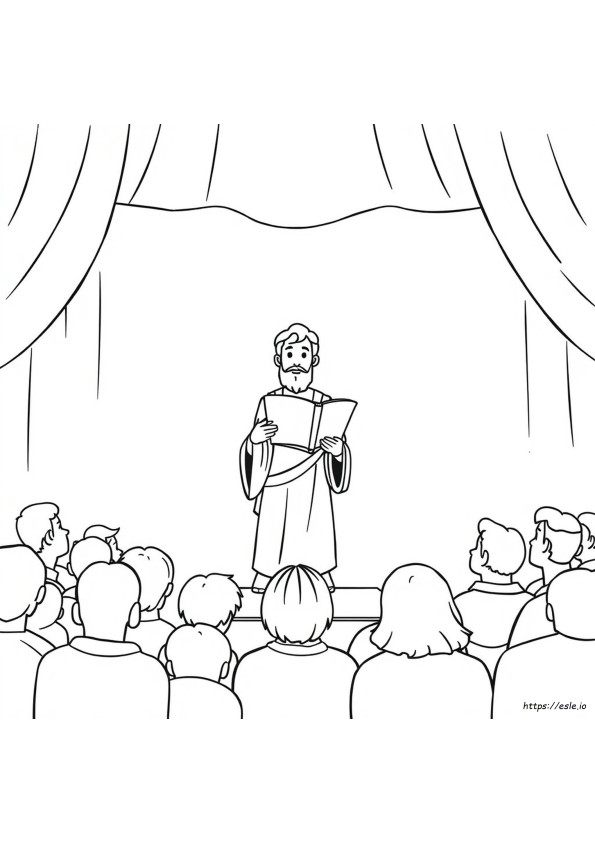 John 6 Coloring Page